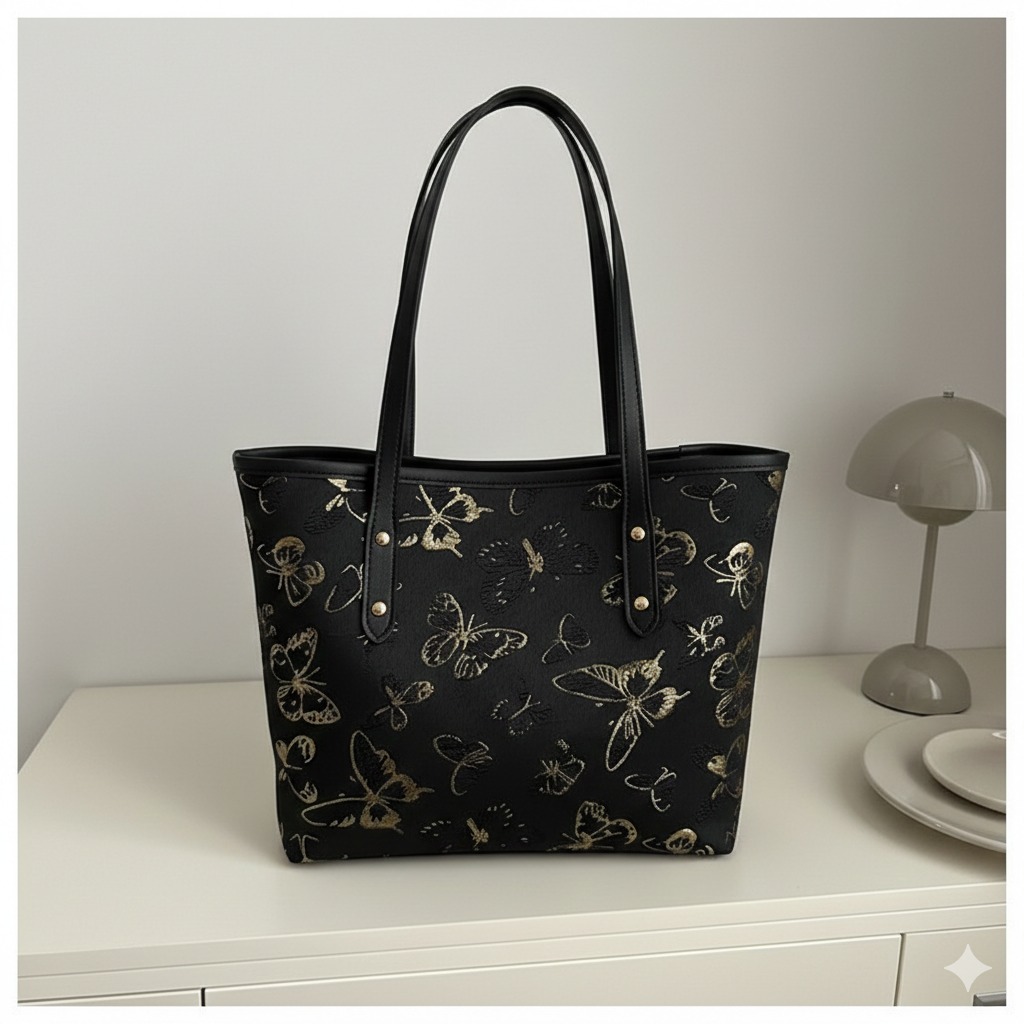 Butterfly Tote Black