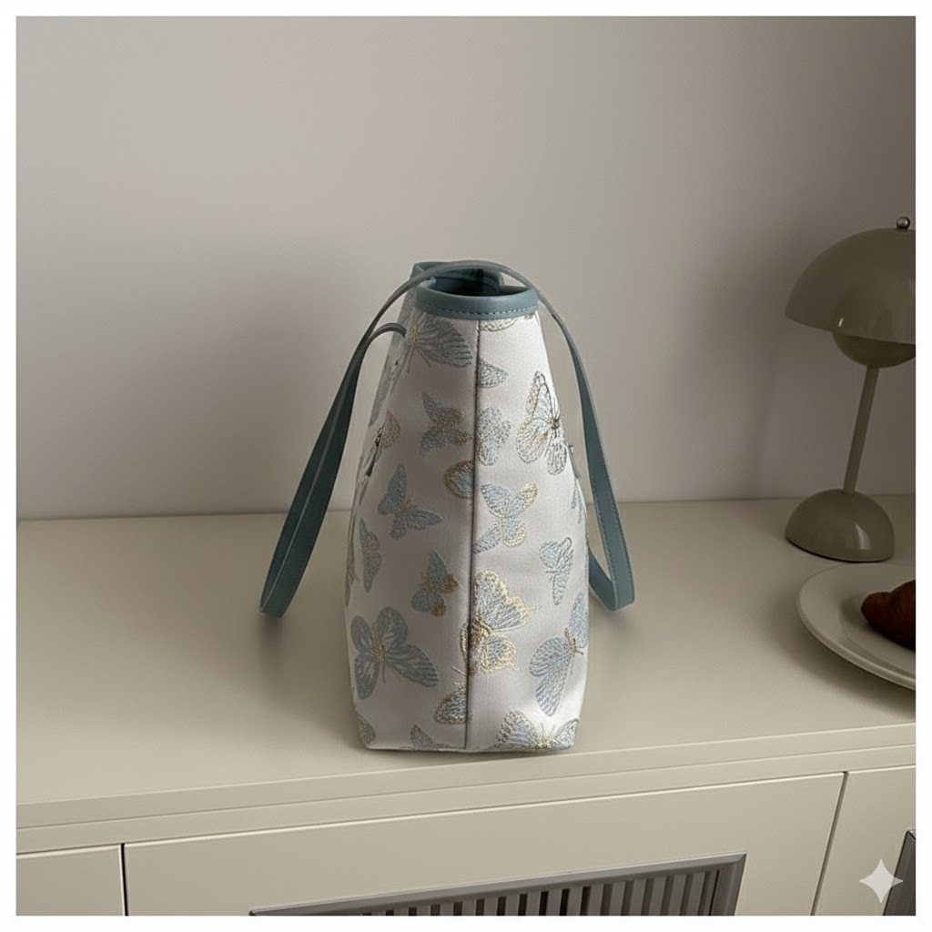 Butterfly Tote Blue